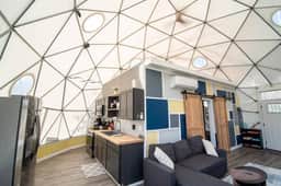 Geodesic Glamping Dome | The Caverns & Waterfalls - Image 4
