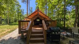 Glamping Tent with Deck | The Caverns & Waterfalls - Image 2