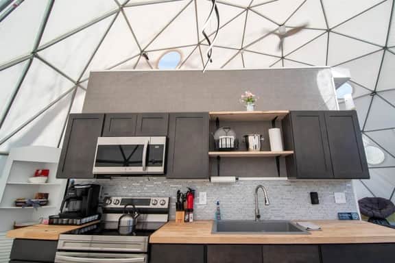 Geodesic Glamping Dome | The Caverns & Waterfalls - Image 5
